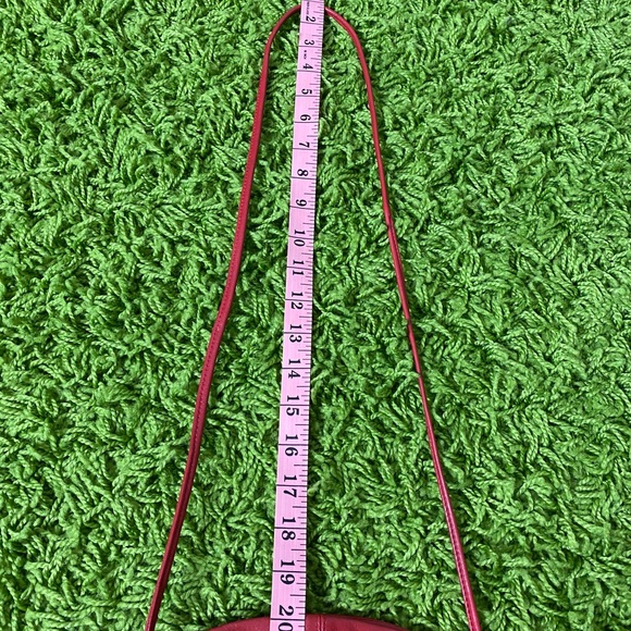 Vintage Red leather Cutch - Picture 5 of 5